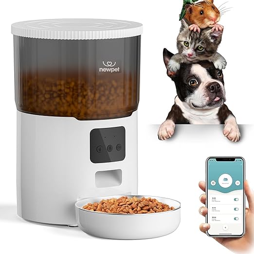 Alimentador automático para animais de estimação com WIFI - NewPet