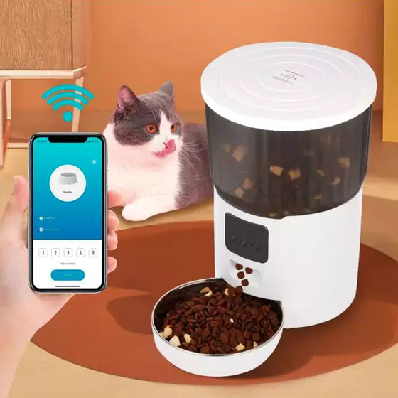 Alimentador automático para animais de estimação com WIFI - NewPet