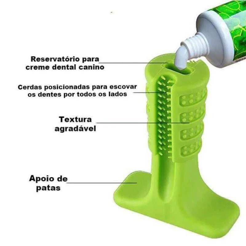 Limpador de Dentes Higiênico Para Cães - DogBrush