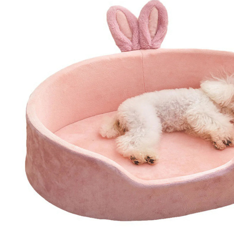 Cama rosa para animais de estimação lavável - PetNinho Rosa