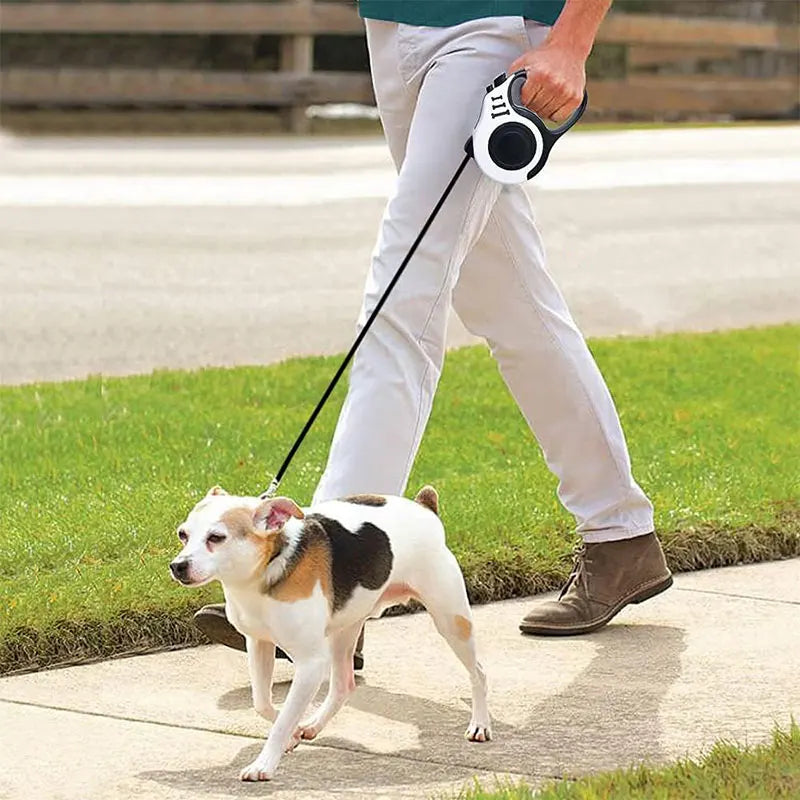 Coleira Guia Retrátil 3 Metros para Cães e Gatos - EasyWalk